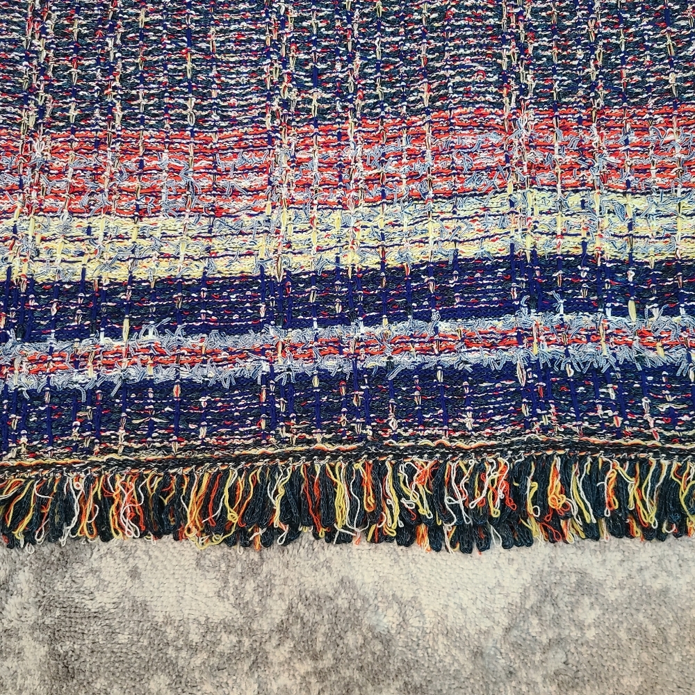 St. John Ellah Tweed Knit Multicolor Dress Size 14 - Picture 7 of 9